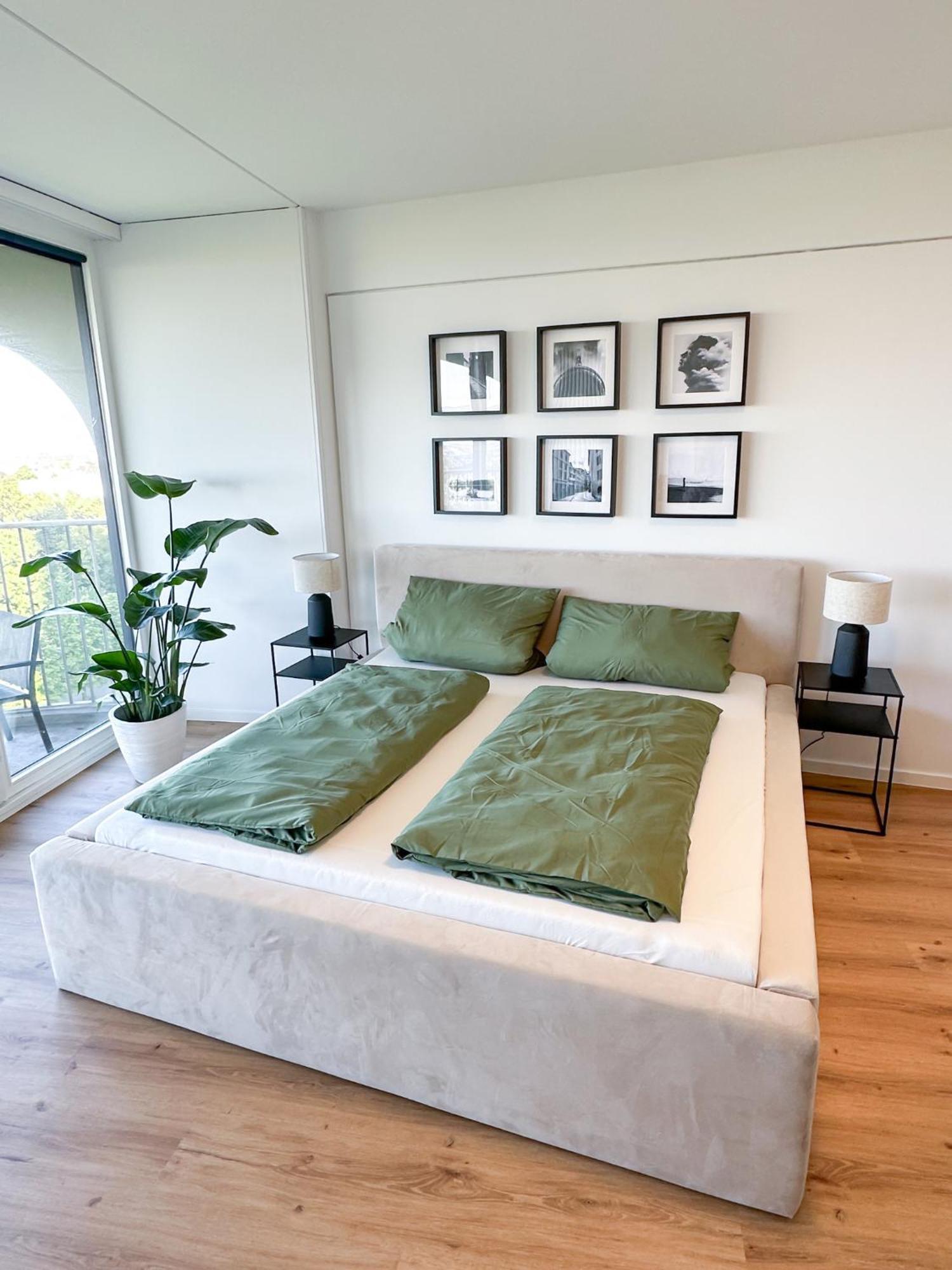 Helles Apartment Mit Tollem Blick Ueber Augsburg Eksteriør billede